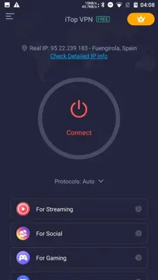 iTop VPN android App screenshot 2